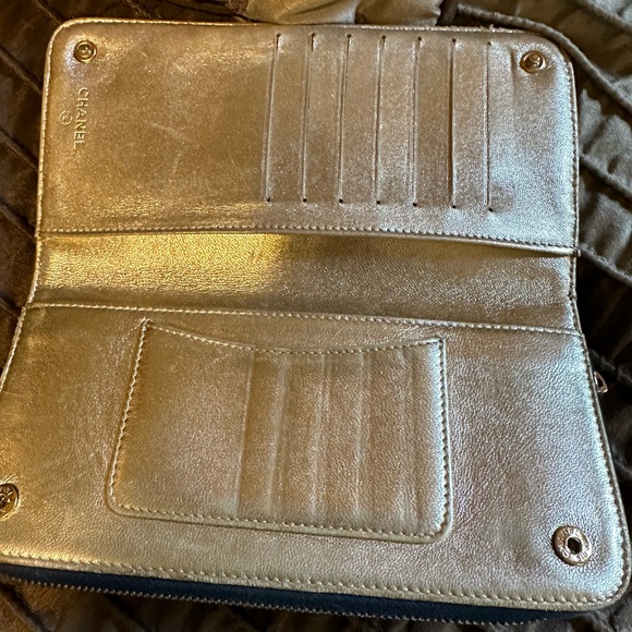 Chanel long denim wallet - Picture 4 of 10